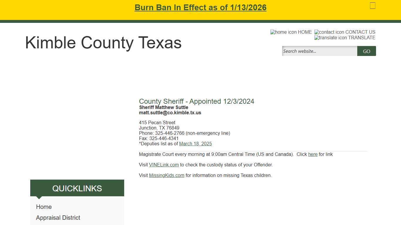 Kimble County, Texas